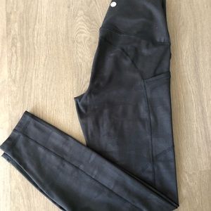 Camo print ladies yoga tights